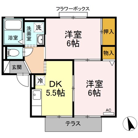 伊勢松本駅 徒歩8分 1階の物件間取画像